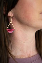 Load image into Gallery viewer, Fire Lily Dangle Earrings - Gold
