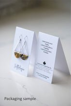 Load image into Gallery viewer, Fairytale Floral Dangle Earrings - Silver